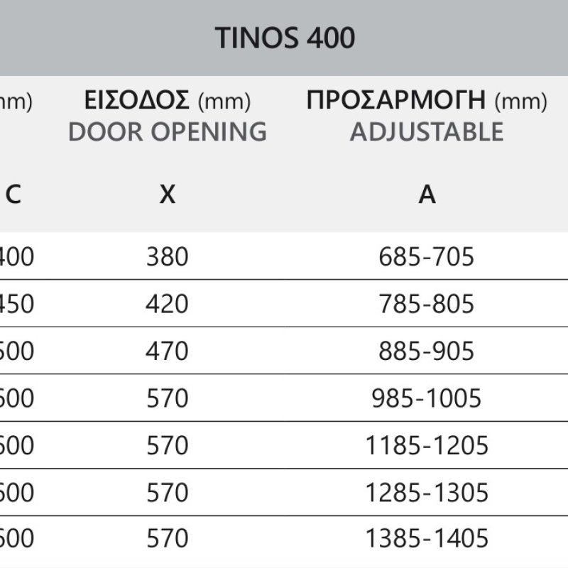 TINOS 400