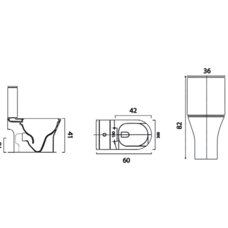 CLOSE-COUPLED WC ICON