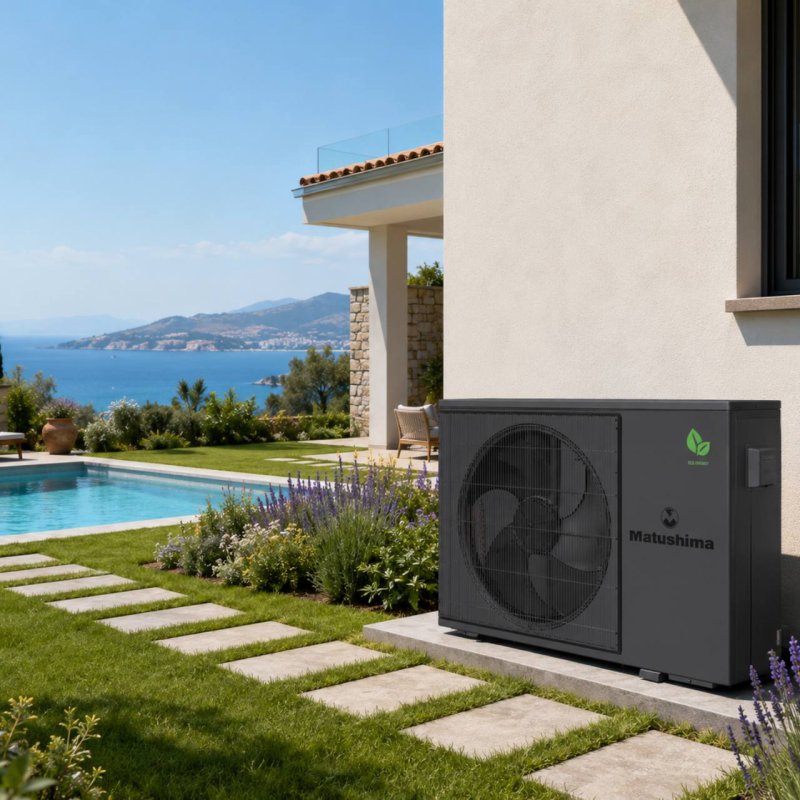 Matushima MHP-9M Heat Pump 9.2kW Single-Phase Monoblock