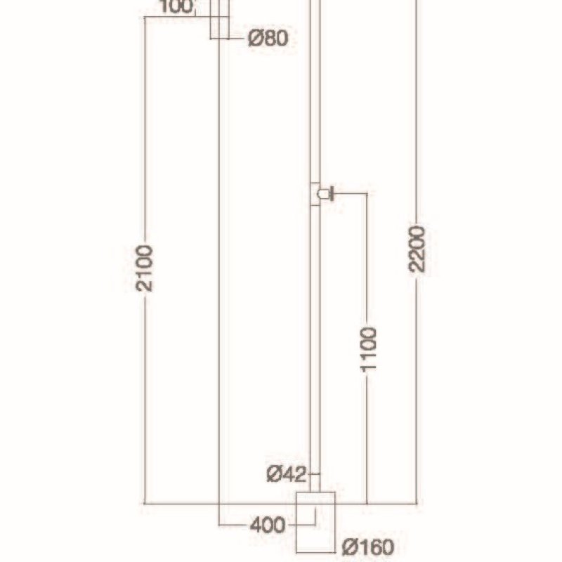 POOL SHOWER COLUMN POOL SERIES IN ACERO