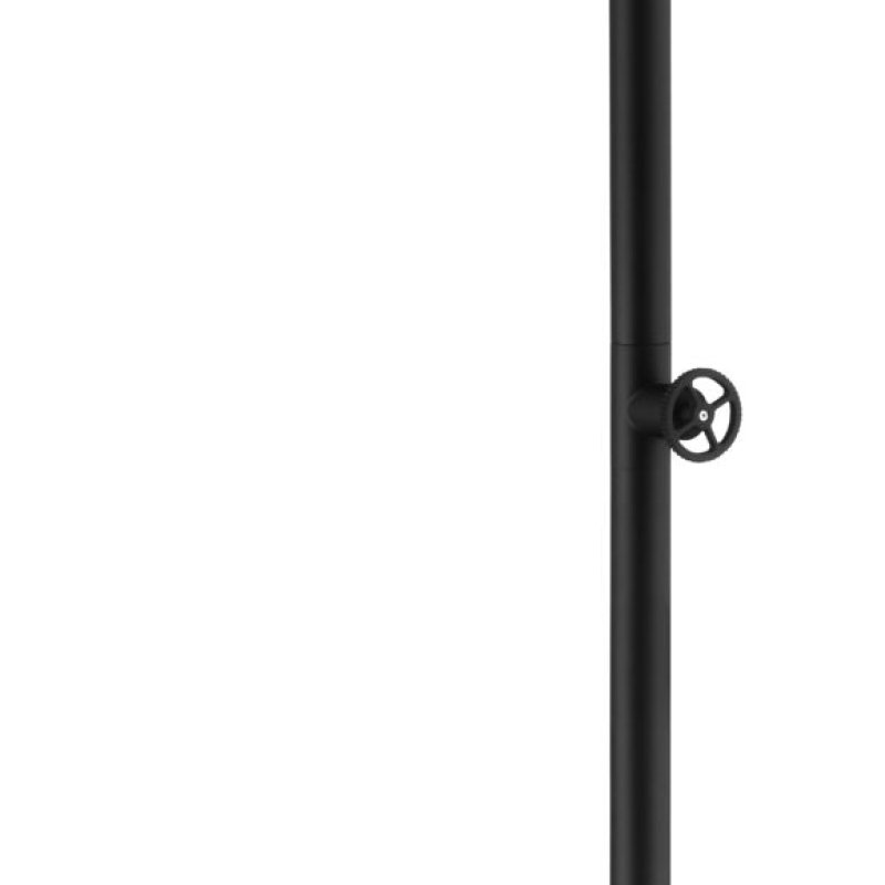 POOL SHOWER COLUMN POOL SERIES IN BLACK MATTE