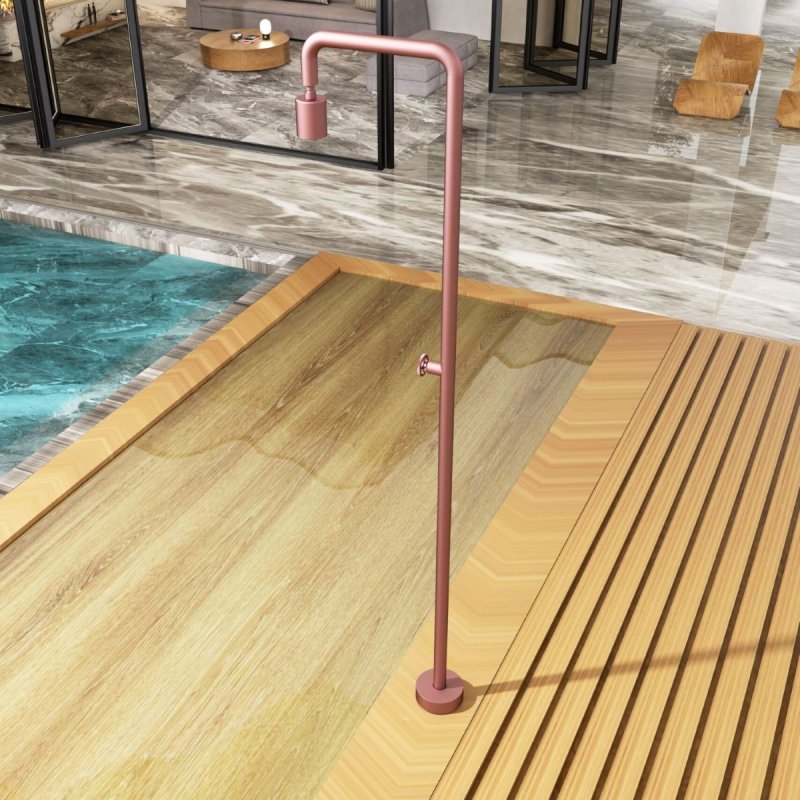 POOL SHOWER COLUMN POOL SERIES IN CORAL PINK